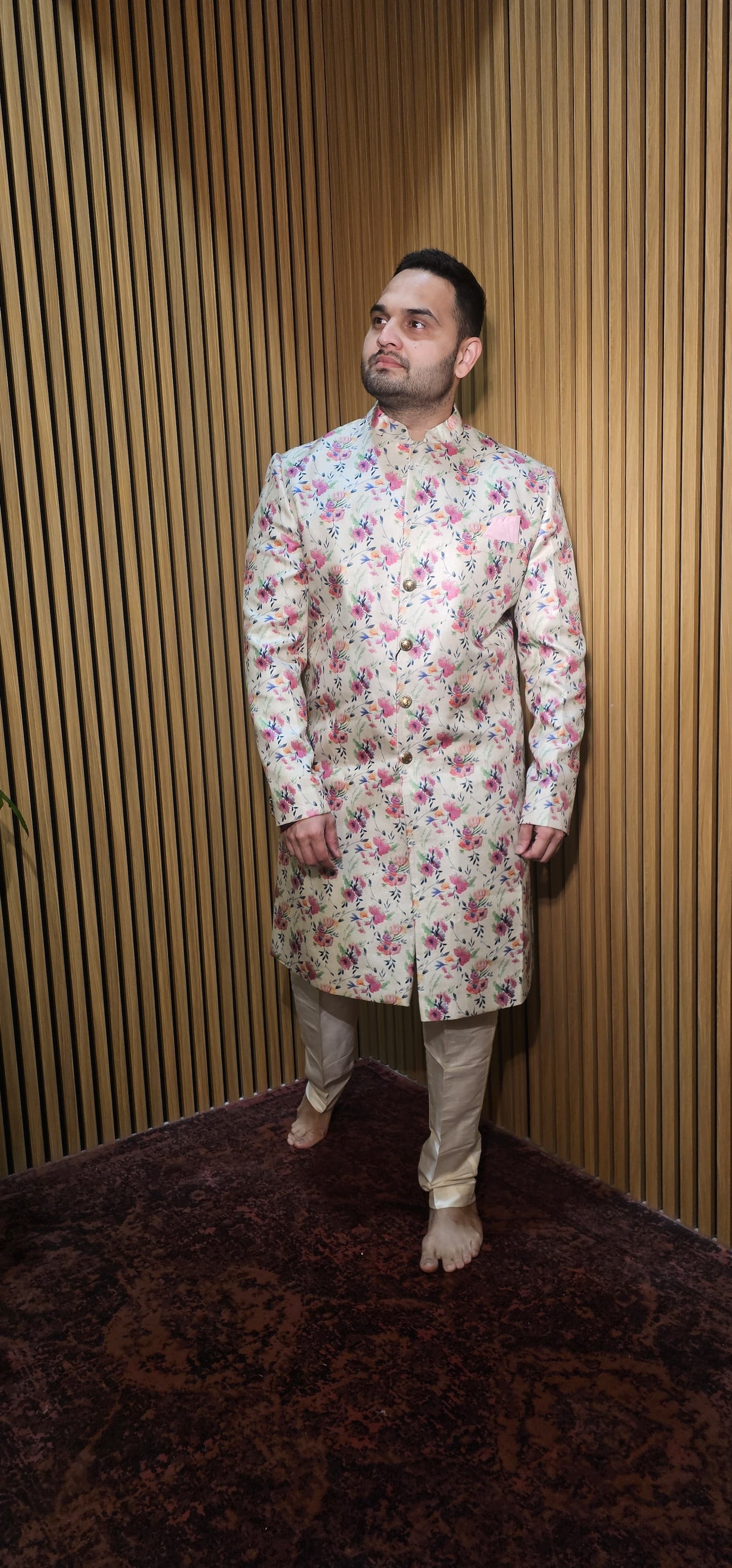 Mens Jacket Suit Kurta Set for Indian Traditional Ethnic Wear
