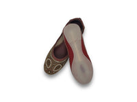 Stunning Copper Gold Indian Ethnic Traditional Womens Jooti Shoes for Wedding Festive Wear