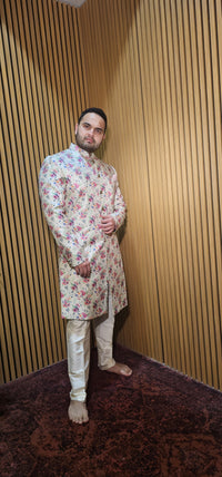 Mens Jacket Suit Kurta Set for Indian Traditional Ethnic Wear