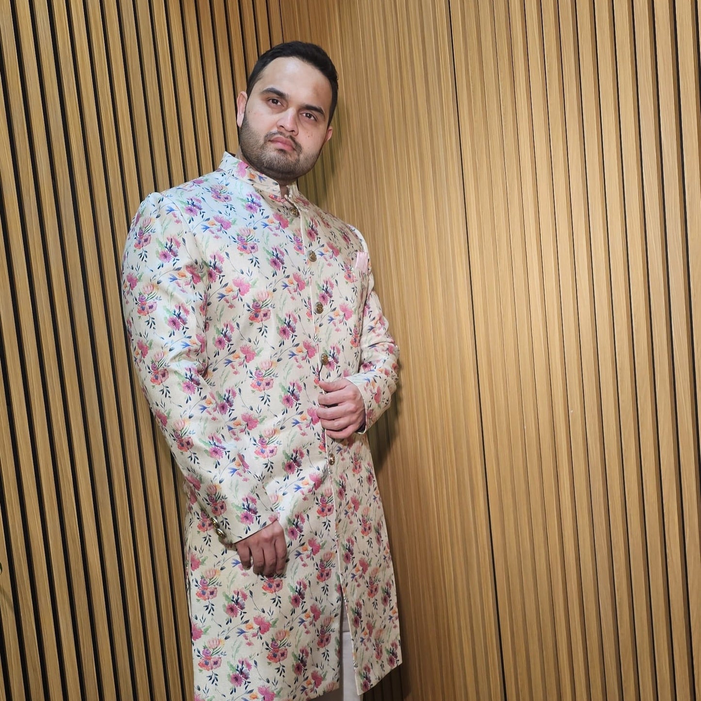 Mens Jacket Suit Kurta Set for Indian Traditional Ethnic Wear