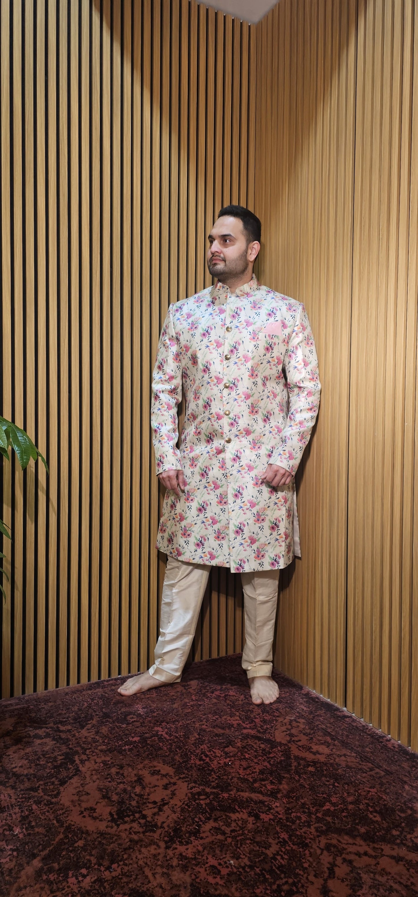 Mens Jacket Suit Kurta Set for Indian Traditional Ethnic Wear