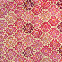 Designer Fabric in Beautiful Prints in Multicolor Embroidered Patterns (Style 2) (1 Yard) (Approx. 10 Meter)