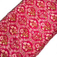 Designer Fabric in Beautiful Prints in Multicolor Embroidered Patterns (Style 4) (1 Yard) (Approx. 10 Meter)